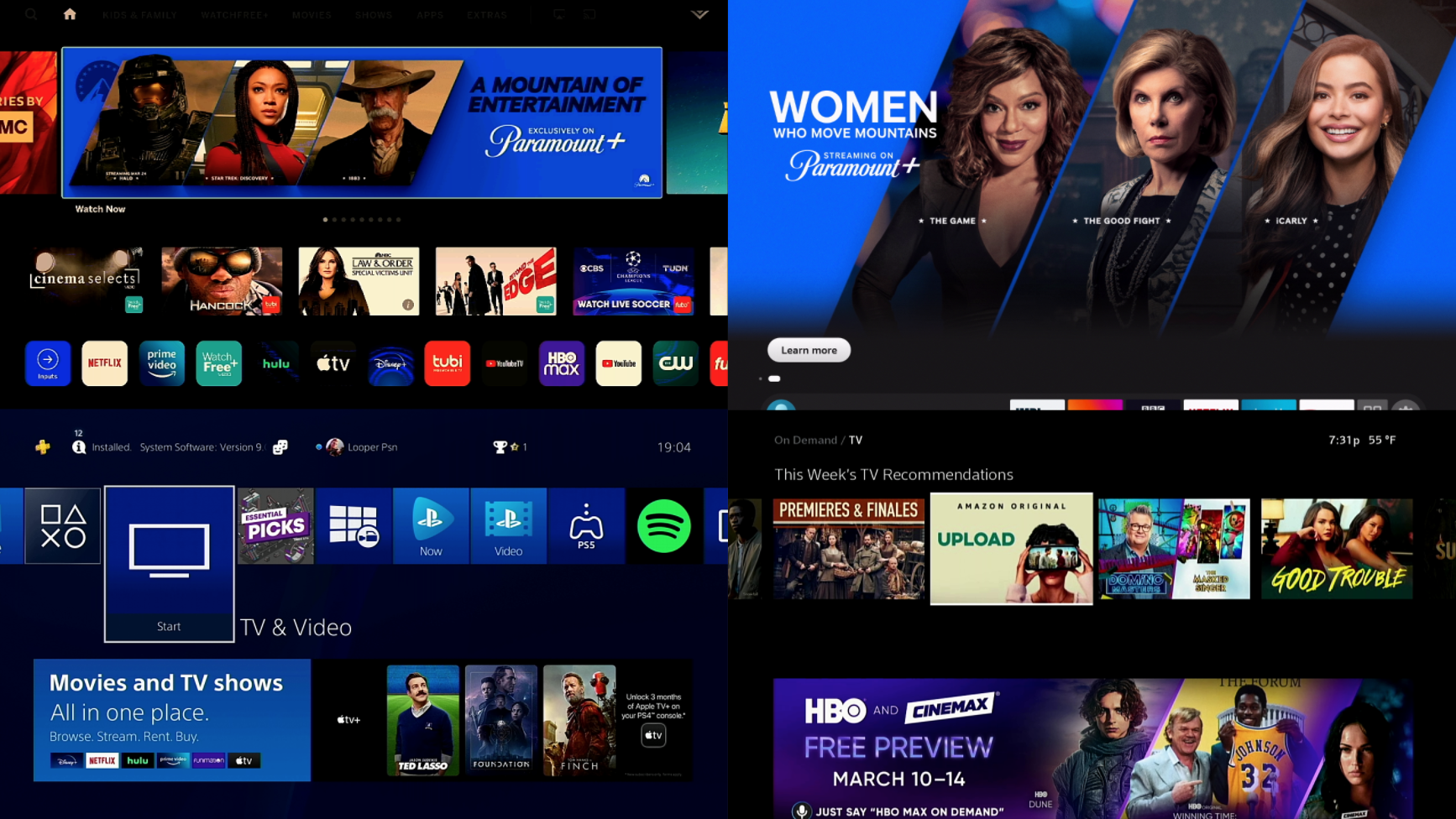 Paramount+, Apple TV+, HBO Max a triple threat