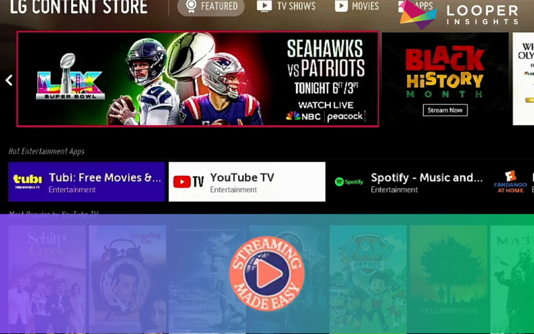 Looper Insights Featured in Streaming Made Easy Analysis of Peacock’s “Legendary February”